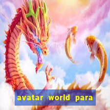 avatar world para colorir e imprimir